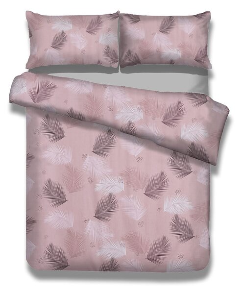 Lenjerie de pat din bumbac AmeliaHome Pink Vibes, 200 x 220 cm