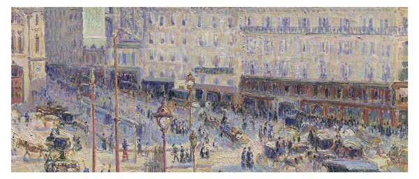 Tablou - Camille Pissarro, The Place du Havre, reproducere (120x50 cm)