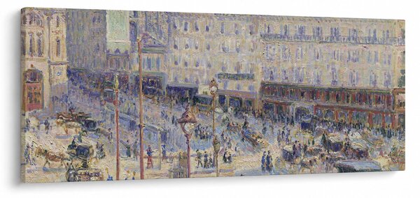 Tablou - Camille Pissarro, The Place du Havre, reproducere (120x50 cm)