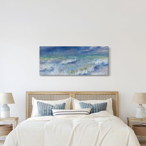 Tablou - Pierre-Auguste Renoir, Seascape, reproducere (120x50 cm)