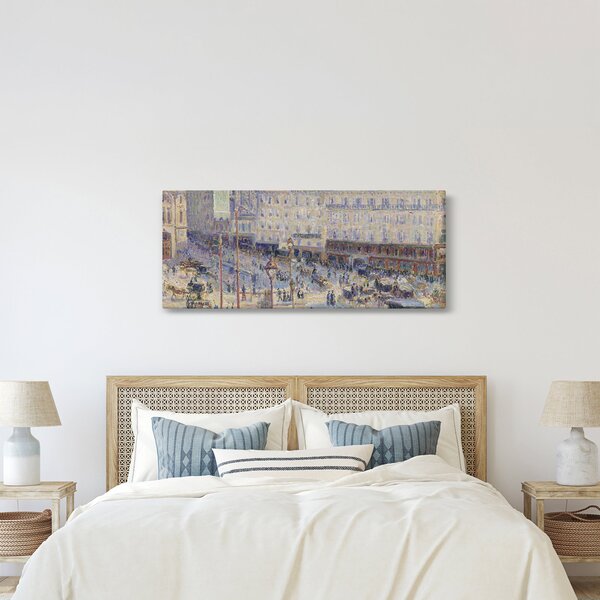 Tablou - Camille Pissarro, The Place du Havre, reproducere (120x50 cm)