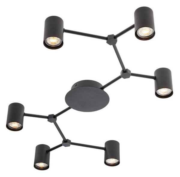 Spot Redo 01-4048 WEBB 6xGU10/10W/230V negru
