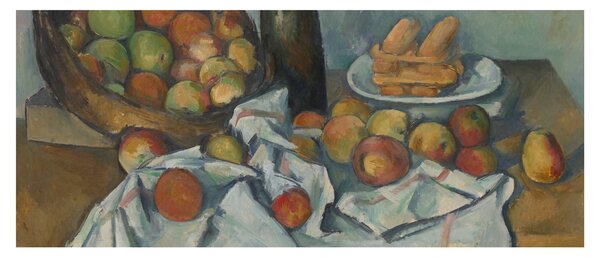 Tablou - Paul Cezanne, The Basket of Apples, reproducere (120x50 cm)