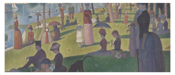Tablou - Georges Seurat, A Sunday on La Grande Jatte, reproducere (120x50 cm)