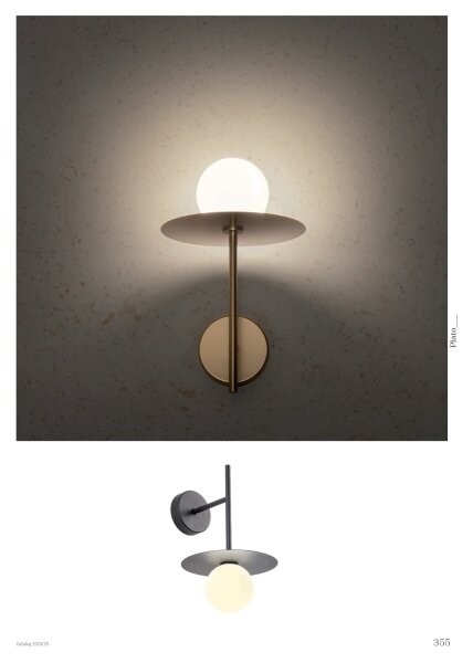 Lampă de perete Redo 01-2725 PLATO 1xG9/10W/230V auriu
