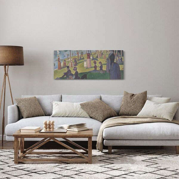 Tablou - Georges Seurat, A Sunday on La Grande Jatte, reproducere (120x50 cm)