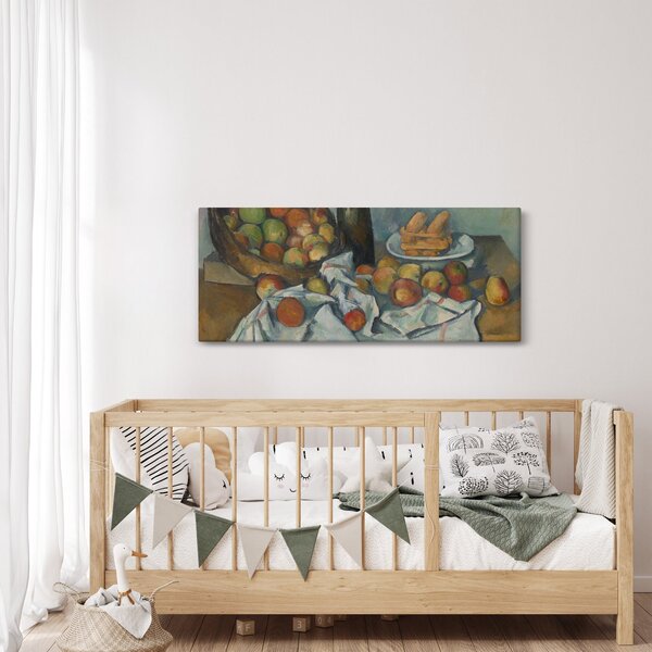 Tablou - Paul Cezanne, The Basket of Apples, reproducere (120x50 cm)