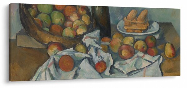 Tablou - Paul Cezanne, The Basket of Apples, reproducere (120x50 cm)