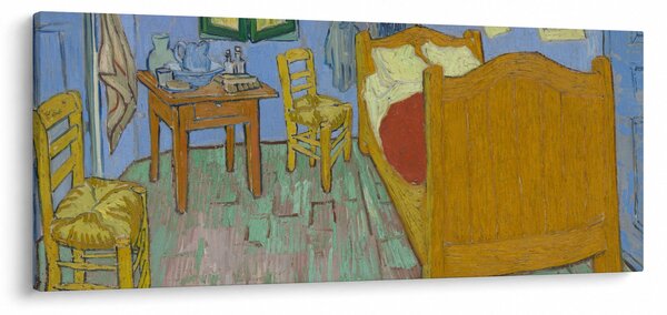 Tablou - Vincent van Gogh, The Bedroom, reproducere (120x50 cm)