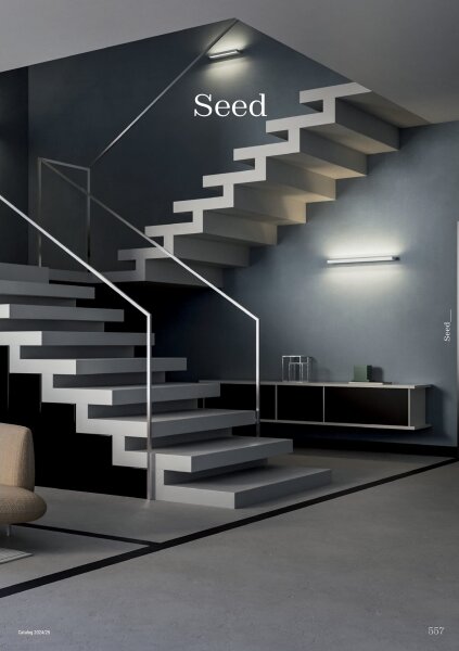 Aplică LED Redo 01-3555 SEED LED/30W/230V negru