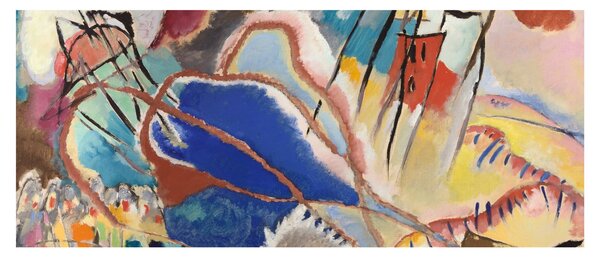 Tablou - Vasily Kandinsky, Improvisation No. 30 (Cannons), reproducere (120x50 cm)