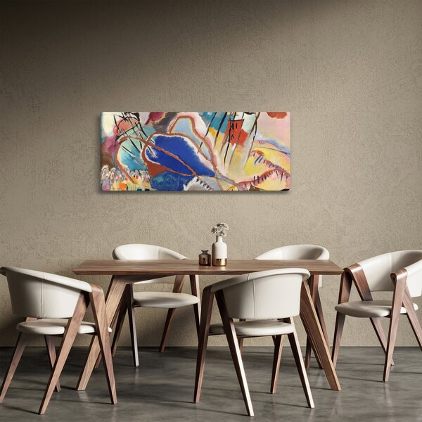 Tablou - Vasily Kandinsky, Improvisation No. 30 (Cannons), reproducere (120x50 cm)