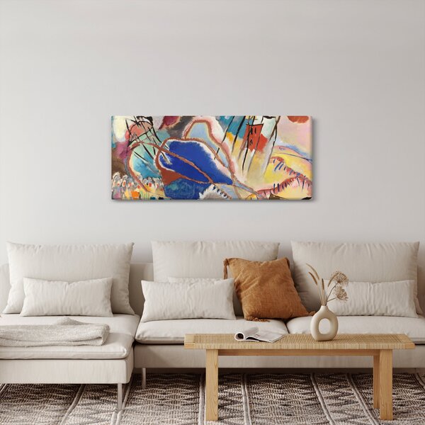 Tablou - Vasily Kandinsky, Improvisation No. 30 (Cannons), reproducere (120x50 cm)