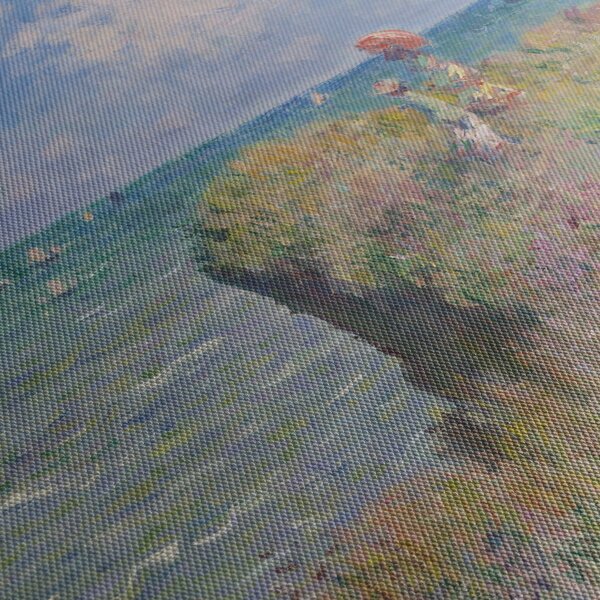Tablou - Claude Monet, Cliff Walk at Pourville, reproducere (120x50 cm)