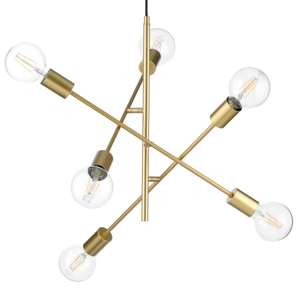 Lustră pe cablu ONLI CROSS 6xE27/22W/230V
