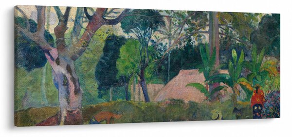 Tablou - Paul Gauguin, Te raau rahi (The Big Tree), reproducere (120x50 cm)