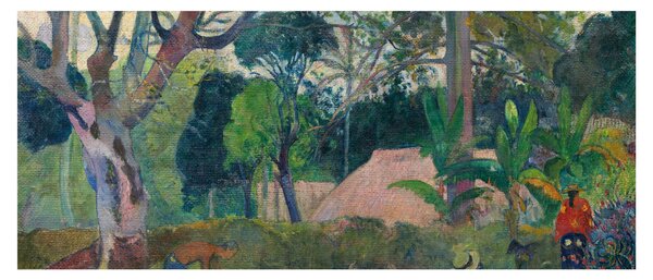 Tablou - Paul Gauguin, Te raau rahi (The Big Tree), reproducere (120x50 cm)
