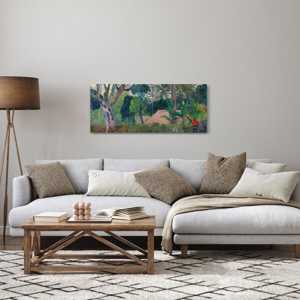 Tablou - Paul Gauguin, Te raau rahi (The Big Tree), reproducere (120x50 cm)