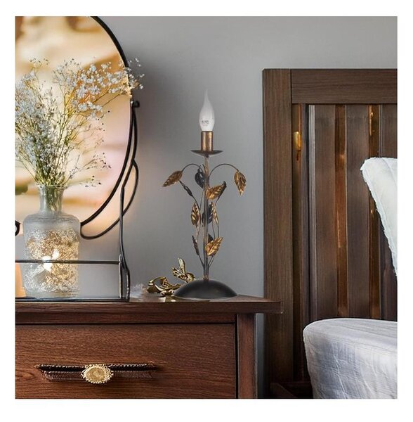 Lampă de masă ONLI COLLANA 1xE14/6W/230V 40 cm bronz