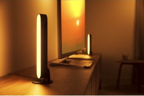Set de extensie lampă de masă LED RGB dimabilă Hue PLAY AMBIANCE LED/6W/230V neagră Philips