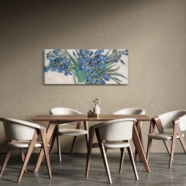 Tablou - Vincent van Gogh, Irises, reproducere (120x50 cm)
