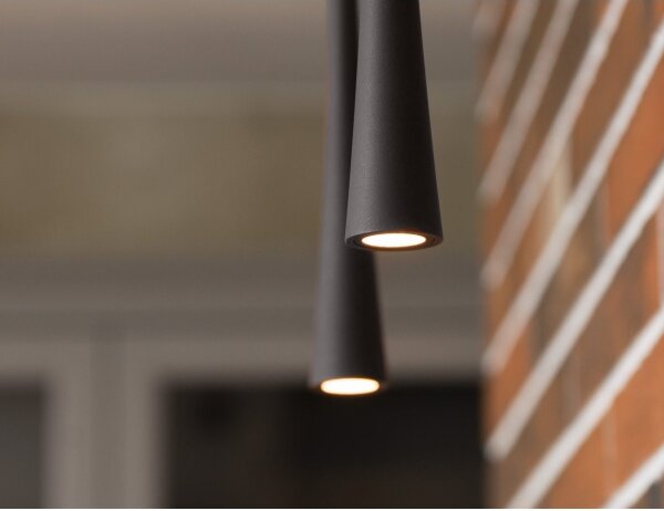 Lustră LED pe cablu MAXLIGHT P0373 COFFEE LED/7W/230V d. 3 cm negru