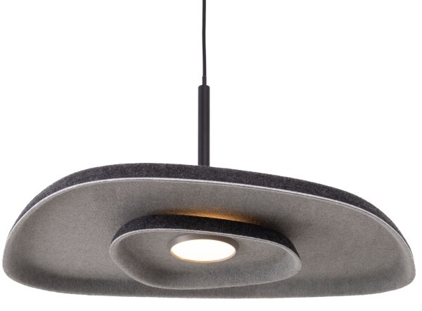 Lustră LED pe cablu MAXLIGHT P0560 DEUX LED/5W/230V negru