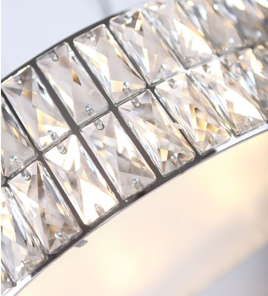 Lustră pe cablu MAXLIGHT P0236 DIAMANTE 5xG9/42W/230V d. 38 cm crom
