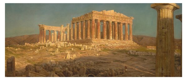 Tablou - Frederic Edwin Church, The Parthenon, reproducere (120x50 cm)