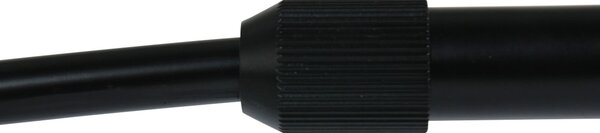 Steinhauer Lampadar curbat Sparkled Light negru/bambus natural 240 cm, Negru, Camera de zi / sufragerie, Metal