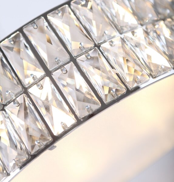 Plafonieră MAXLIGHT C0122 DIAMANTE 6xG9/42W/230V d. 46 cm crom
