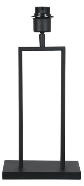 Steinhauer Lampa de masă Stang 3857ZW, algă mare, negru/natur, înălțime 55 cm, Negru, Camera de zi / sufragerie, Metal