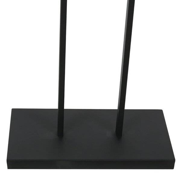 Steinhauer Lampadar Stang, negru/in nisipiu, înălțime 160 cm, E27, Negru, Camera de zi / sufragerie, Metal, Modern