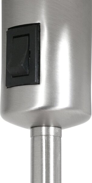 Mexlite Lampa de masă Noor, oțel/velur auriu, înălțime 50 cm, E27, Metalic, Camera de zi / sufragerie, Metal