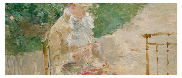 Tablou - Berthe Morisot, Young Woman Knitting, reproducere (120x50 cm)