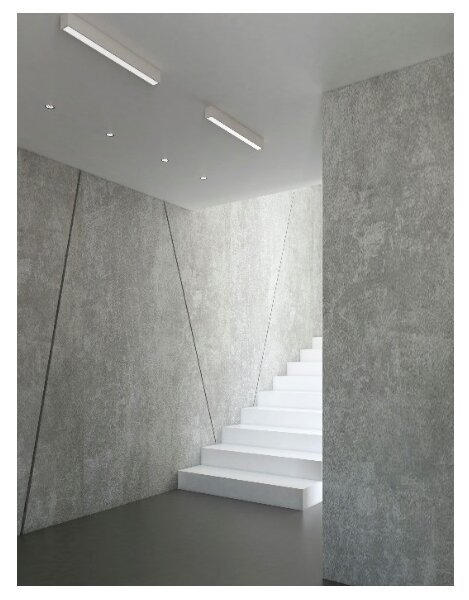 Plafonieră LED MAXLIGHT C0124 LINEAR LED/18W/230V 57 cm alb