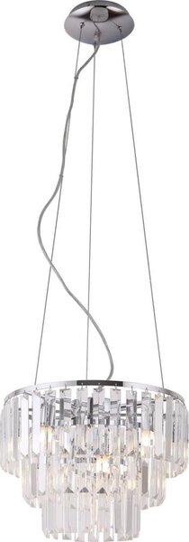 Lustră pe cablu MAXLIGHT P0259 MONACO 9xG9/40W/230V d. 42 cm crom