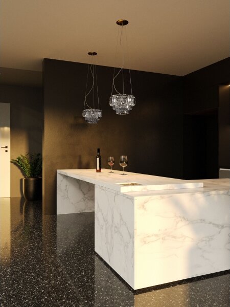 Lustră pe cablu MAXLIGHT P0259 MONACO 9xG9/40W/230V d. 42 cm crom