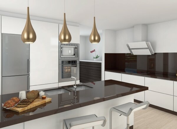 Lustră pe cablu MAXLIGHT P0436 DROP 1xE27/40W/230V d. 20 cm auriu