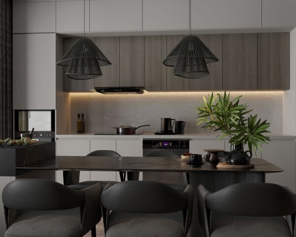Lustră pe cablu MAXLIGHT P0580 AMALFI 1xE27/15W/230V d. 45 cm negru