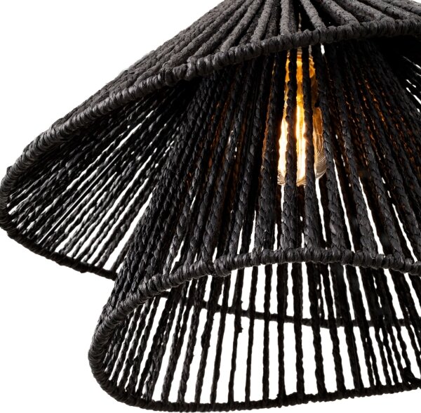 Lustră pe cablu MAXLIGHT P0580 AMALFI 1xE27/15W/230V d. 45 cm negru