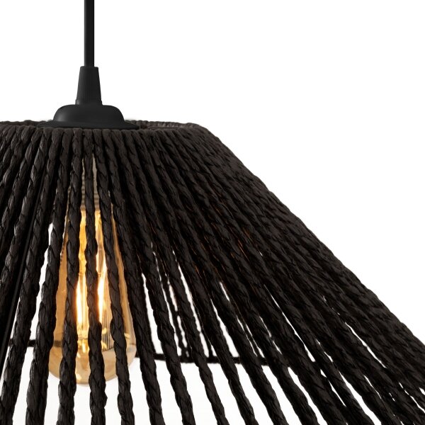 Lustră pe cablu MAXLIGHT P0579 AMALFI 1xE27/15W/230V d. 45 cm negru