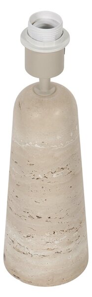 Anne Light Lampa de masă Travino, înălțime 49 cm, travertin, iarbă mare, E27, Bej, Camera de zi / sufragerie, Marmură