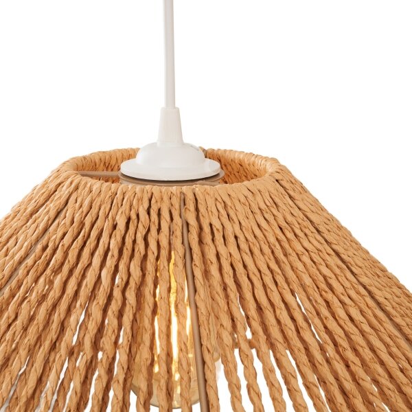 Lustră pe cablu MAXLIGHT P0577 AMALFI 1xE27/15W/230V d. 45 cm bej