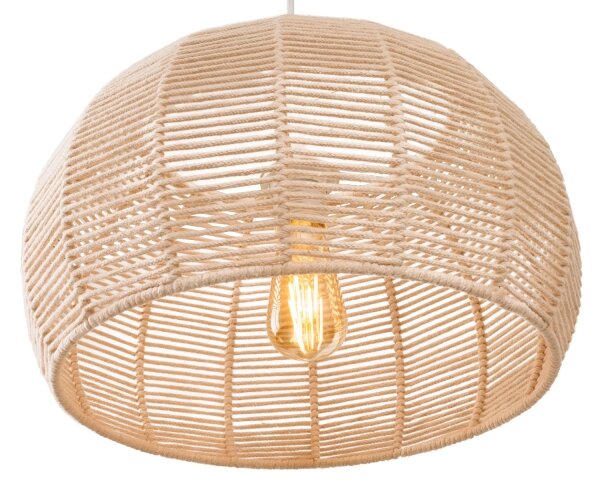 Lustră pe cablu MAXLIGHT P0583 PRASLIN 1xE27/15W/230V d. 39 cm bej