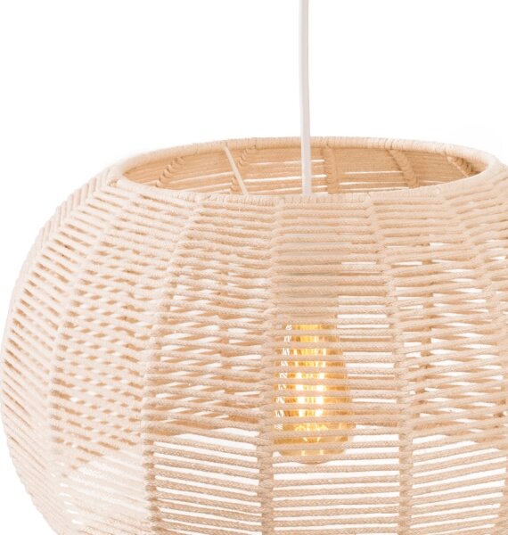 Lustră pe cablu MAXLIGHT P0583 PRASLIN 1xE27/15W/230V d. 39 cm bej