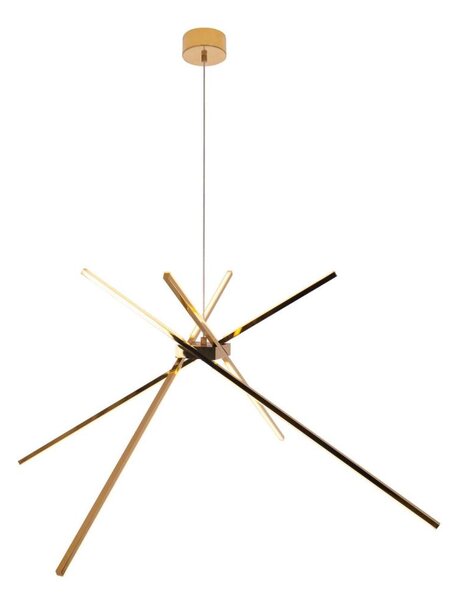 Lustră LED pe cablu MAXLIGHT P0457 SPIDER LED/33W/230V auriu