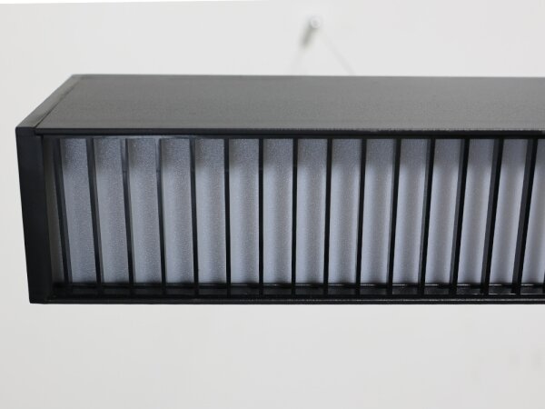 Lustră LED suspendată pe cablu, 55 W, 230 V, 3000/4000/6500 K, 120 cm, negru