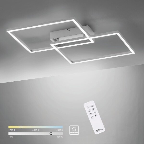 Lustră LED aplicată dimabilă IVEN 2xLED/15W/230V Leuchten Direkt 14018-55