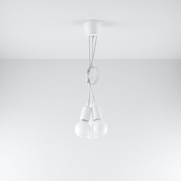 Lustră pe cablu DIEGO 3xE27/60W/230V